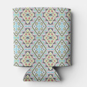 Abstracte mexicaanse stammenretro - afrikaanse eth blikjeskoeler (Achterkant)