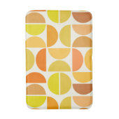 Abstracte Mid Century Modern Circles Sinaasappel Y Badmat (Voorkant Verticaal)