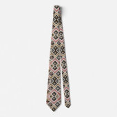 Abstracte Mid Century Modern Sterrenexplosie Diama Stropdas (Voorkant)