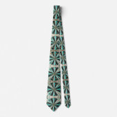 Abstracte Mid Century Modern Sterrenexplosie Diama Stropdas (Voorkant)