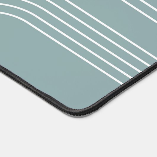 Abstracte Mid Century stijl lijnkunst Bureaumat (Hoek)