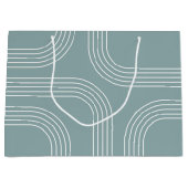 Abstracte Mid Century stijl lijnkunst Groot Cadeauzakje (Voorkant)