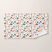 Abstracte middeleeuwse moderne Natuur Raindrop Bad Handdoek (Handdoek)