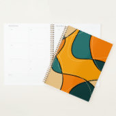 Abstracte middeleeuwse moderne planner (Display)