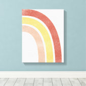 Abstracte middeleeuwse regenboog canvas afdruk (Insitu (Houten vloer))