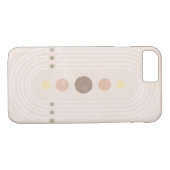 Abstracte middeleeuwse roze Case-Mate iPhone case (Achterkant (Horizontaal))