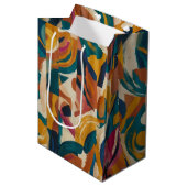 Abstracte middelgrote cadeautas (Voorkant Gekanteld)