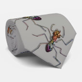 Abstracte mier. stropdas (Opgerold)