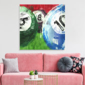 Abstracte miljarden canvas afdruk (Insitu (Woonkamer))