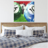 Abstracte miljarden canvas afdruk (Insitu (Slaapkamer))