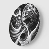 Abstracte mind swirl wandklok (Hoek)