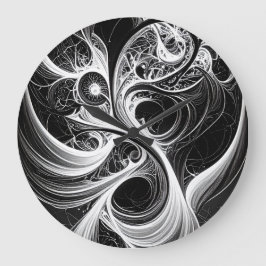 Abstracte mind swirl wandklok