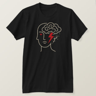 Abstracte Mindstorm - Minimalistische Head Art T-shirt