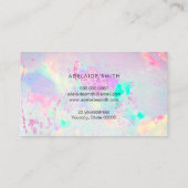 abstracte minerale edelsteen achtergrond visitekaa visitekaartje (Achterkant)