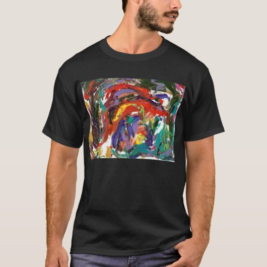 Abstracte minikleur 3 t-shirt (Voorkant)