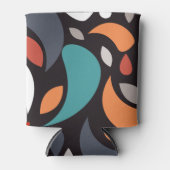 Abstracte minimale geometrische vorm blikjeskoeler (Voorkant)