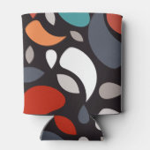 Abstracte minimale geometrische vorm blikjeskoeler (Achterkant)