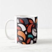 Abstracte minimale geometrische vorm koffiemok (Links)