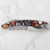 Abstracte minimale geometrische vorm kurkentrekker (Achterkant)