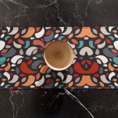 Abstracte minimale geometrische vorm lange tafelloper