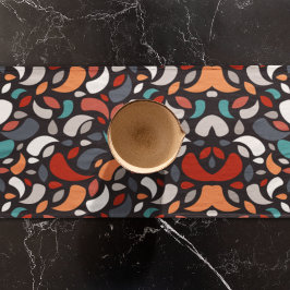 Abstracte minimale geometrische vorm lange tafelloper