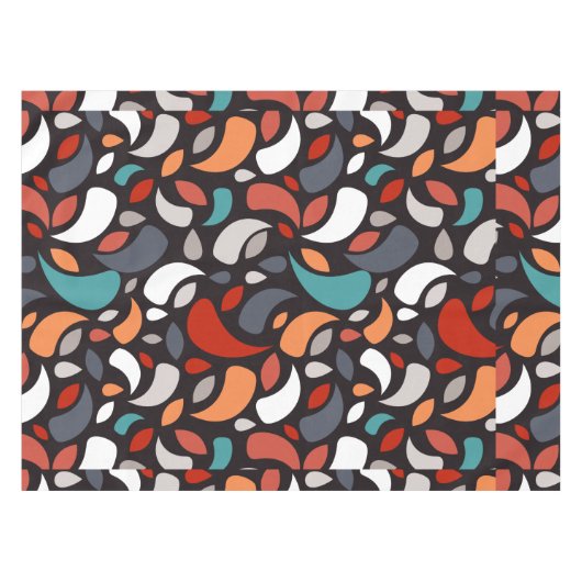 Abstracte minimale geometrische vorm tafelkleed (Voorkant (Horizontaal))