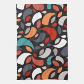 Abstracte minimale geometrische vorm theedoek (Verticaal)