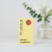 Abstracte minimale stijl visitekaartje (Staand voorkant)