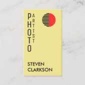 Abstracte minimale stijl visitekaartje (Voorkant)