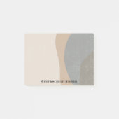 Abstracte Minimaliserende Ontwerper Post-it® Notes (Voorkant)