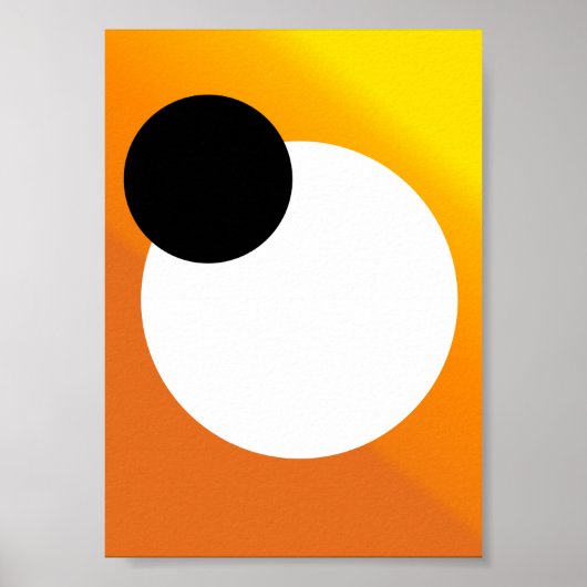 Abstracte minimalistische "Astral Convergence" Poster (Voorkant)