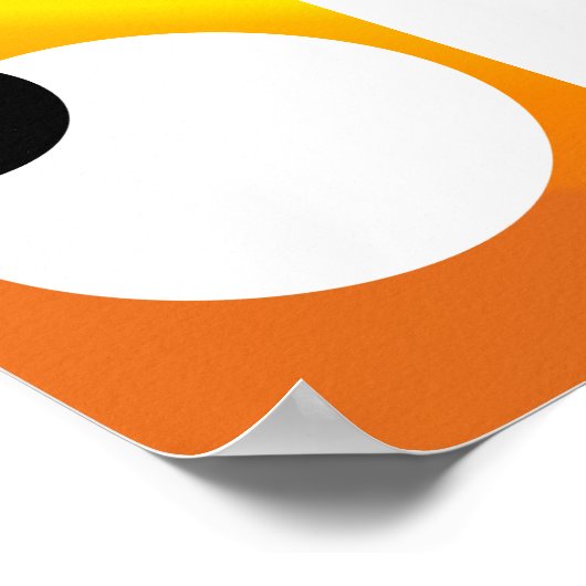 Abstracte minimalistische "Astral Convergence" Poster (Hoek)