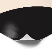 Abstracte minimalistische bladeren perfect poster (Hoek)