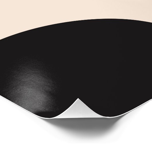 Abstracte minimalistische bladeren perfect poster (Hoek)