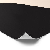 Abstracte minimalistische bladeren poster (Hoek)