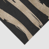 abstracte minimalistische chique zwart gouden pens tissuepapier (Detail)