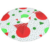 abstracte minimalistische geometrische kerstmemphi kerstboom rok (Gekanteld)