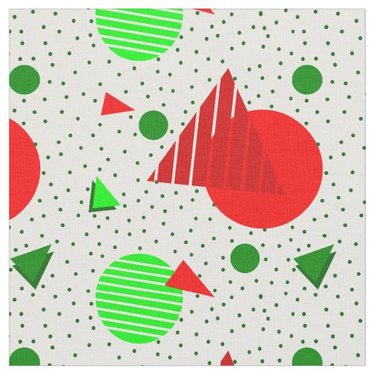abstracte minimalistische geometrische kerstmemphi stof (Close Up)