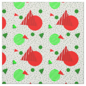 abstracte minimalistische geometrische kerstmemphi stof (Swatch)