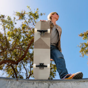 Abstracte minimalistische geometrische kunst in wa persoonlijk skateboard