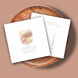 Abstracte, minimalistische joodse visitekaartje