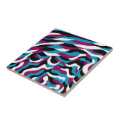 Abstracte minimalistische koel met een moderne oml tegeltje (Zijkant)