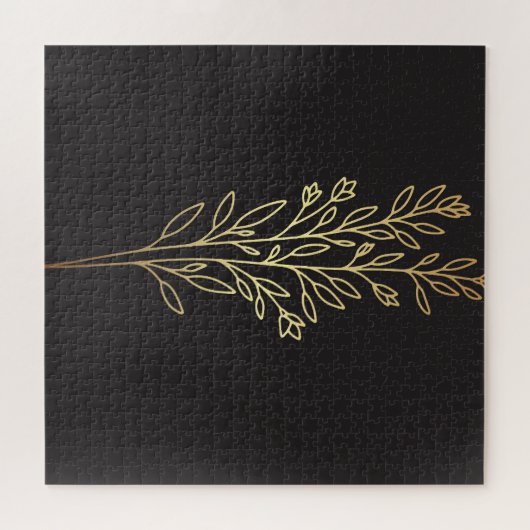 Abstracte minimalistische kunst legpuzzel (Horizontaal)