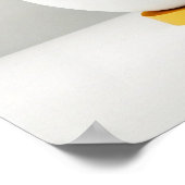 Abstracte minimalistische kunst op een witte achte poster (Hoek)