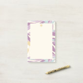 Abstracte minimalistische liefde Valentijn Branche Post-it® Notes (Op bureau)