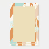 Abstracte minimalistische liefde Valentijn Hearts Post-it® Notes (Voorkant)