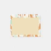 Abstracte minimalistische liefde Valentijn Hearts  Post-it® Notes (Voorkant)