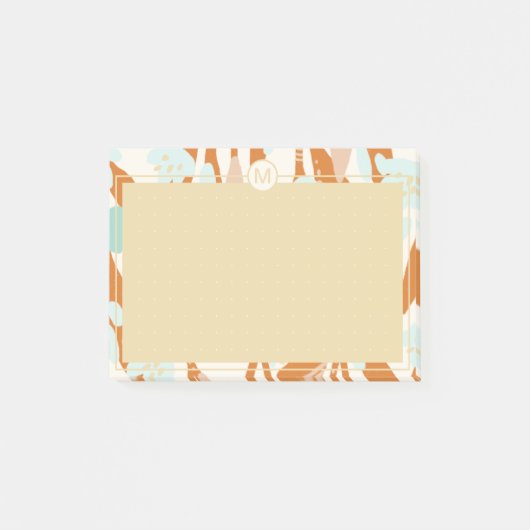 Abstracte minimalistische liefde Valentijn Hearts  Post-it® Notes (Voorkant)