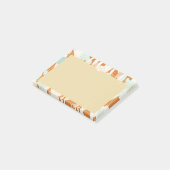 Abstracte minimalistische liefde Valentijn Hearts  Post-it® Notes (Schuin)