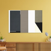 Abstracte Minimalistische Moderne Bauhaus Canvas Afdruk (Insitu (Woonkamer))